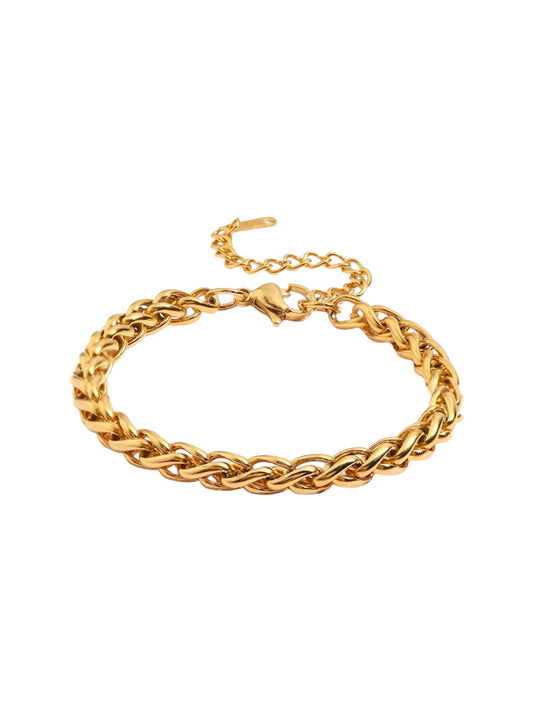 Gold Braided Bracelet