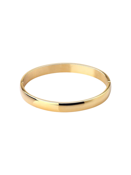 Thick Gold Bangle